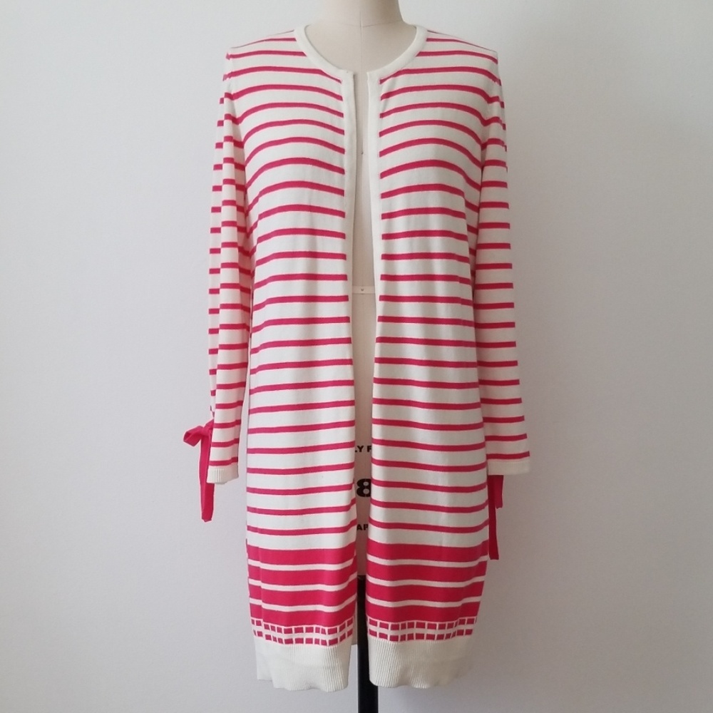 Stripe Sweater Cardigan